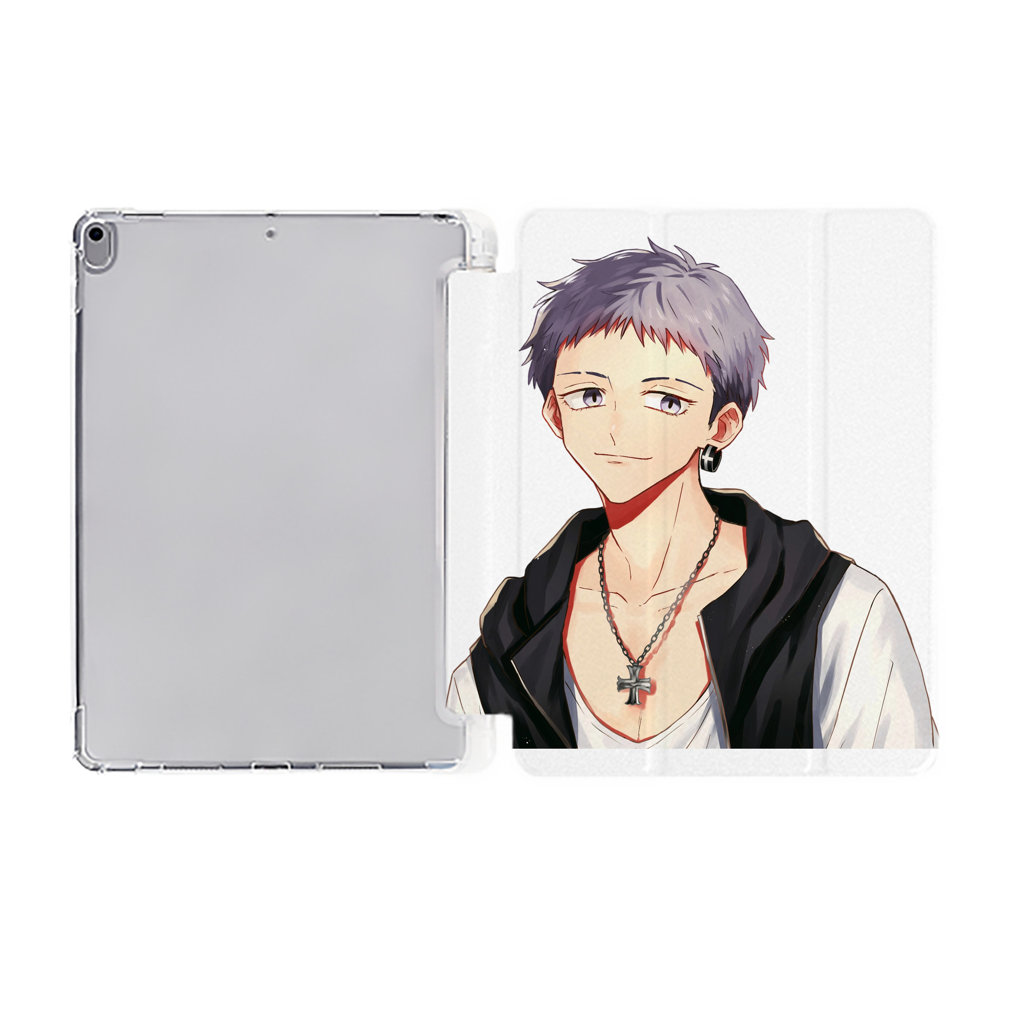 （画像用） 東京リベンジャーズ Tokyo Revengers IPad ケース ペン収納付き 三つ折りスタンド PUレザー×シリコン 対応機種9.5/10.5/10.9インチ